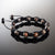 Leopardskin Jasper Shamballa Bracelet - Premium Mens Bead Bracelet - Lukze