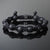 Lavastone Shamballa Bracelet - Premium Mens Bead Bracelet - Lukze